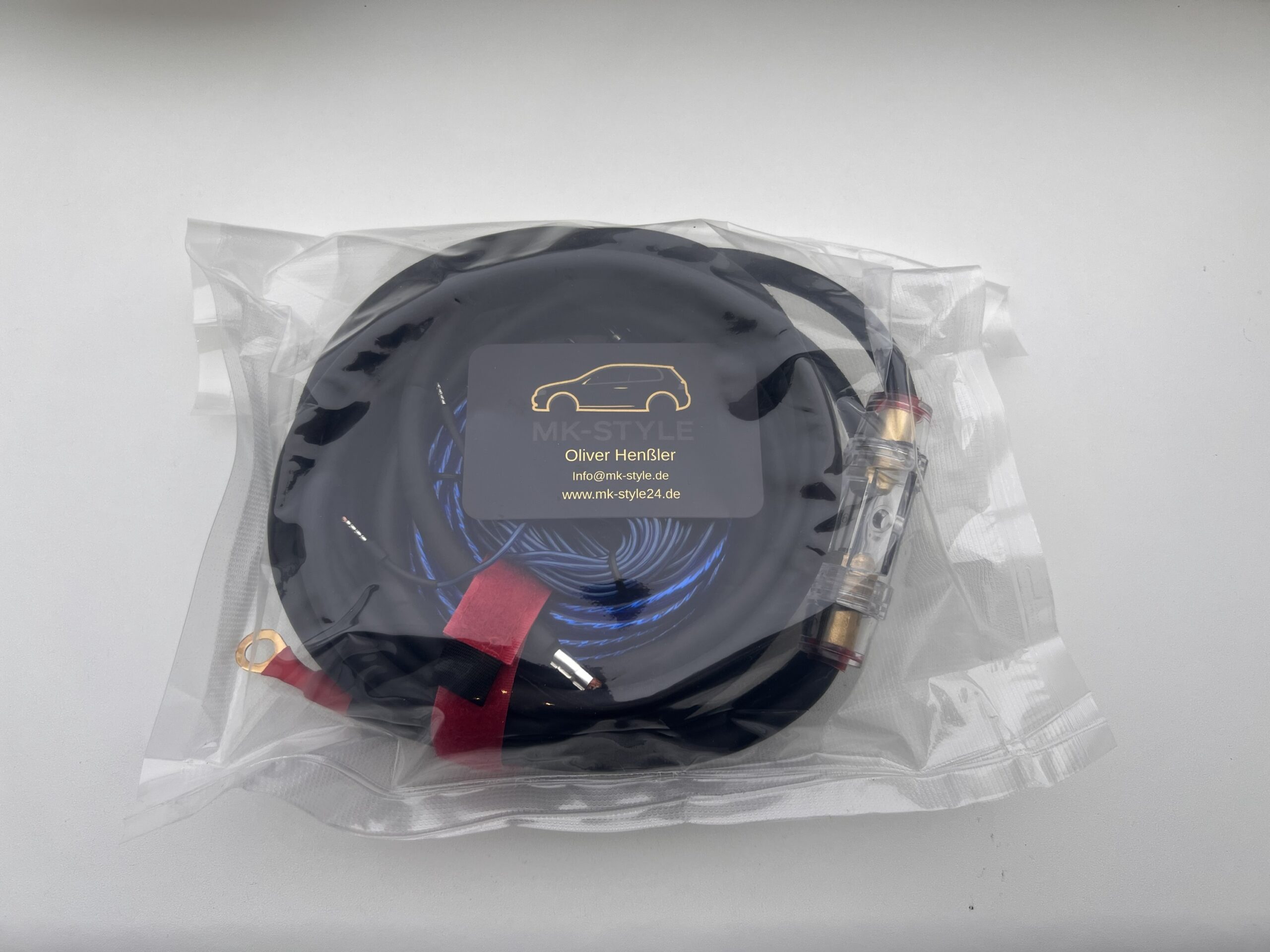 Car HiFi Kabelsatz – fertig konfektioniert – 10mm² – sofort einsatzbereit