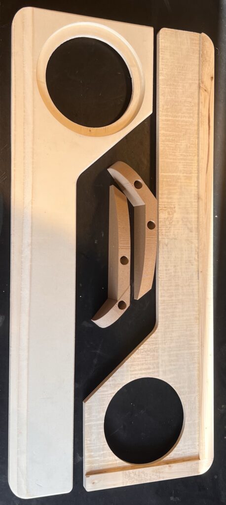 Golf 2 Doorboards für 16,5 cm Lautsprecher – MDF/Sperrholz
