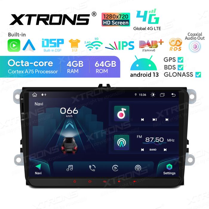 XTRONS IA92MTVLS Radio; weitere Setbestandteile siehe Lieferumfang